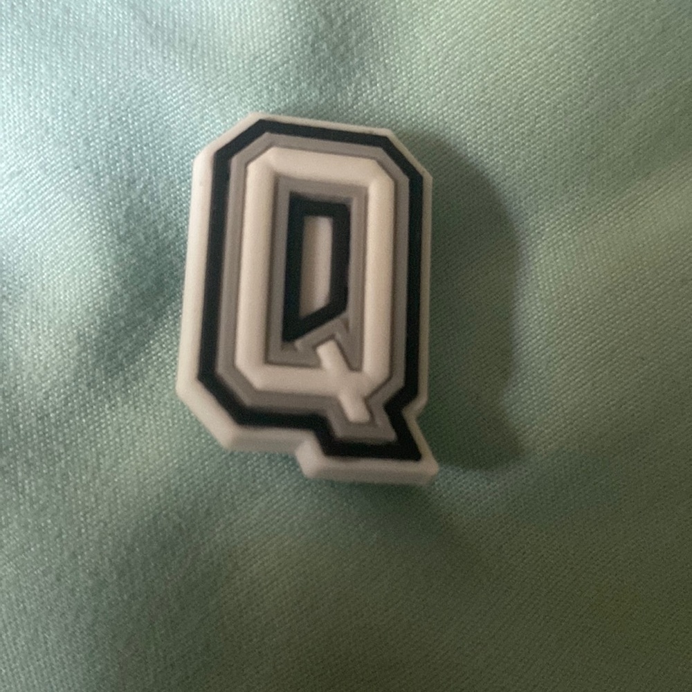 Letter Q charm